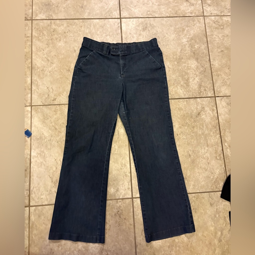 Lee Dark Blue Women's Flare Jeans